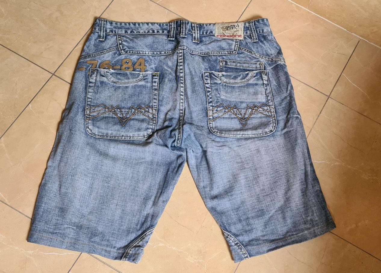 Bermudy jeansowe męskie