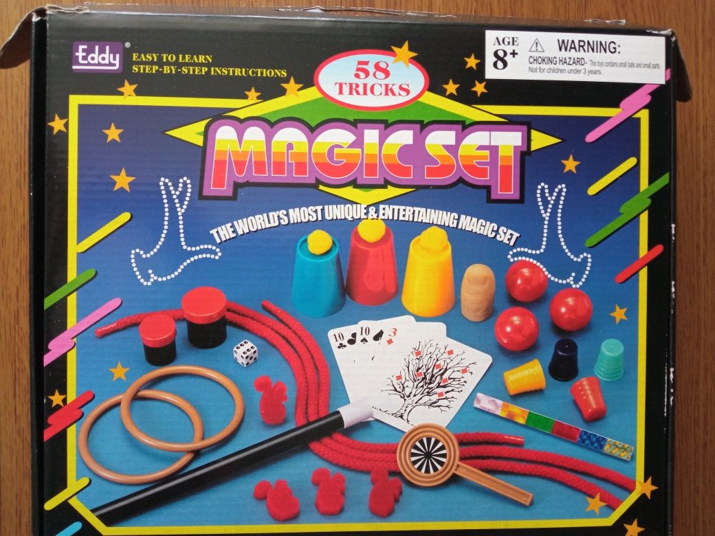 Гра набір фокусника Magic set 58 tricks+диск