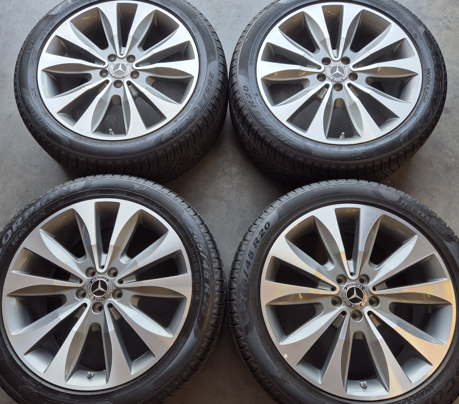 Felgi Aluminiowe 20 Alufelgi Mercedes GLE ML W166 Klasa Oryginalne