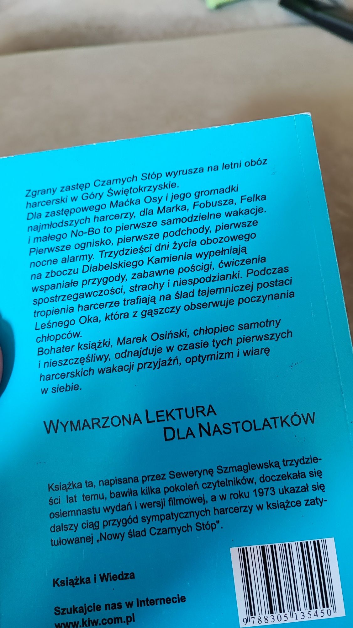 Książka,  Czarne stopy,  Seweryna Szmaglewska lektura