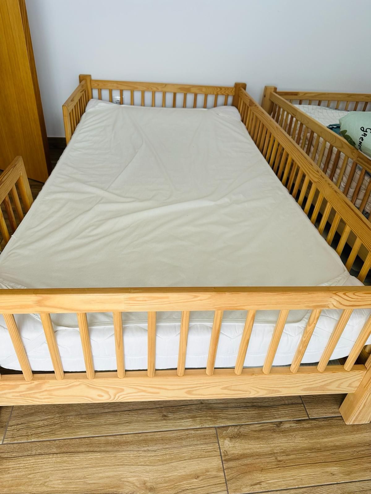 Cama de criança 1,80 * 0,90 madeira natural