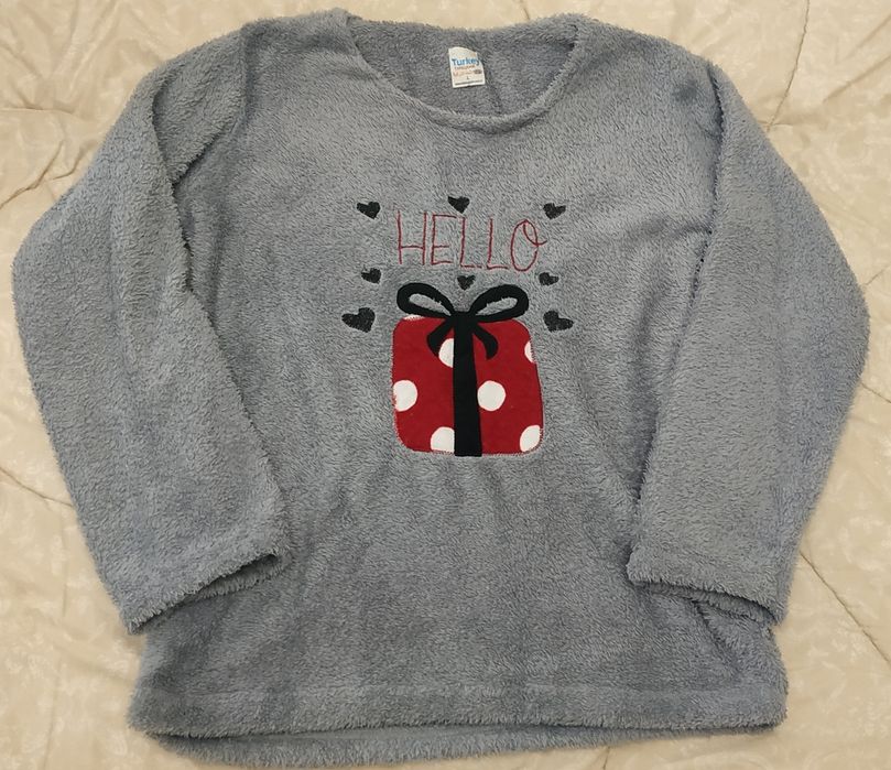 Теплая кофта от пижамы до  168см