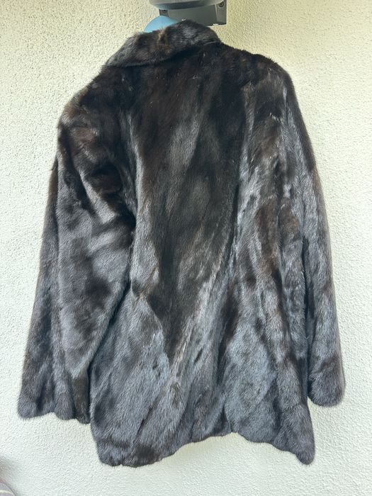 Casaco de Vison castanho escuro