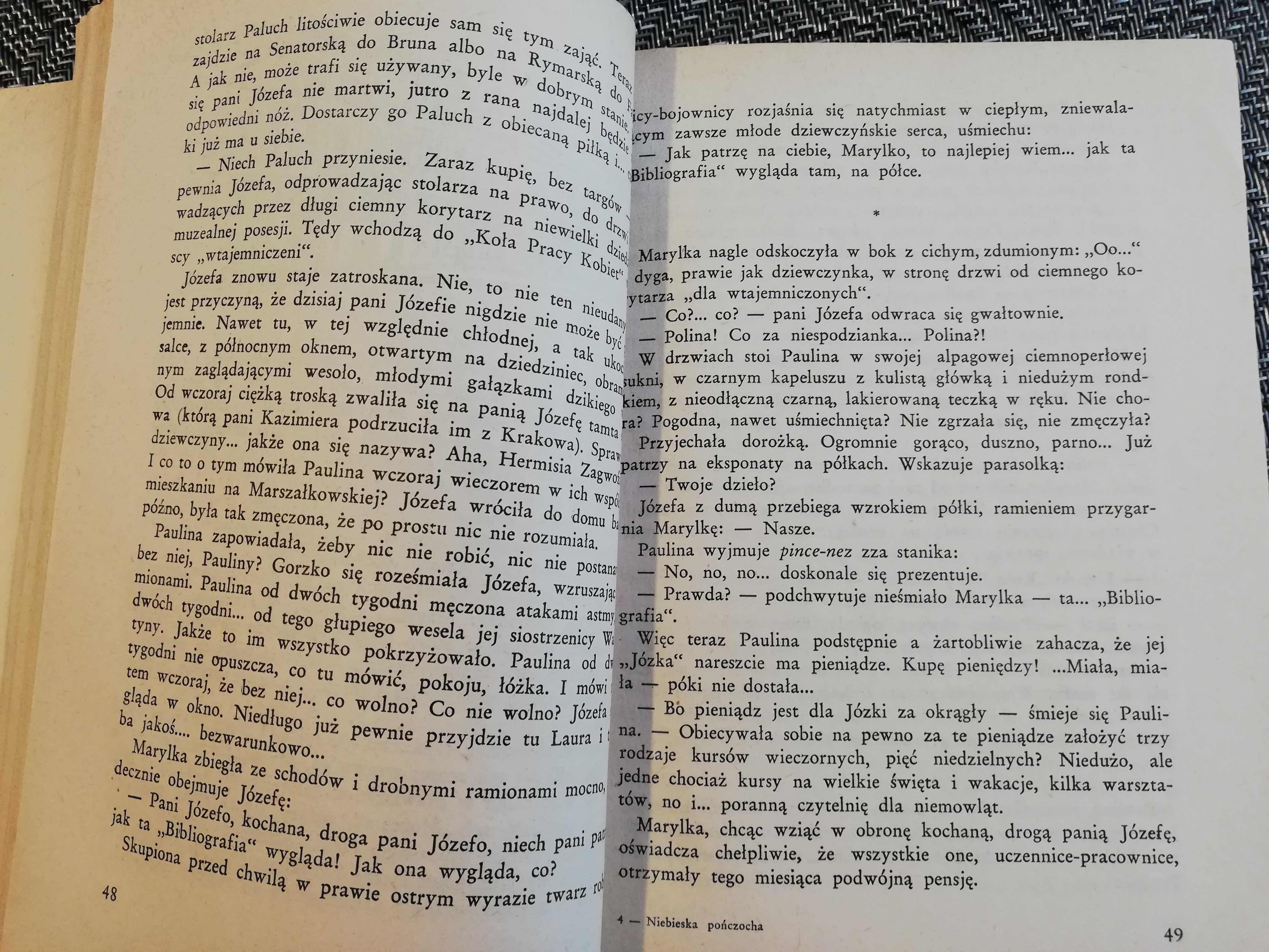 Niebieska pończocha - Stefania Około-Kułak - 1960 rok