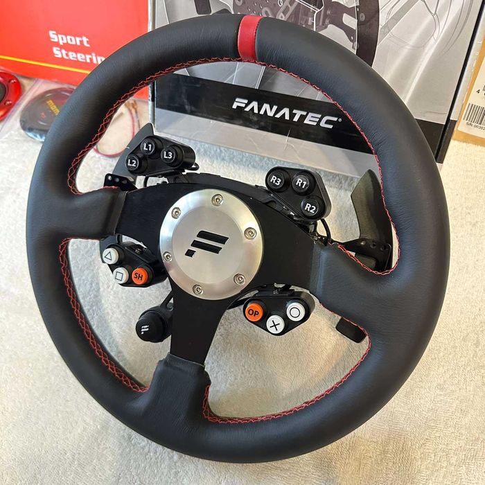 Кастомный Руль Fanatec ClubSport Universal Hub + Momo обод 33см.Идеал!