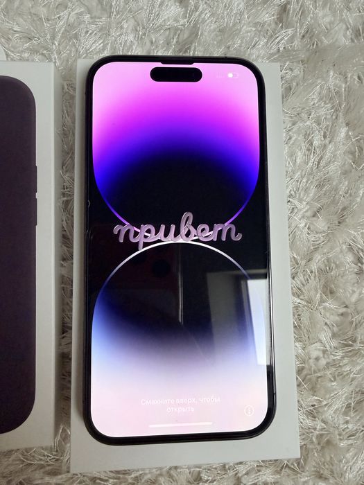iPhone 14 Pro 256 Deep Purple з оригінальним чохлом