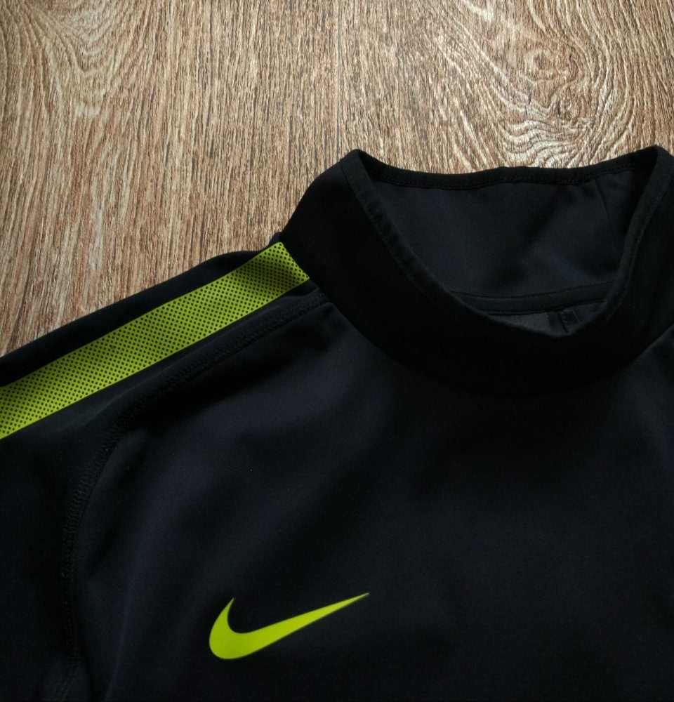 Черная мужская спортивная олимпийка термо Nike Pro combat размер M-L