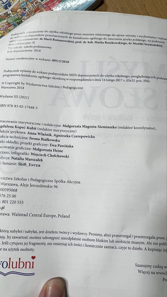 Podręcznik do języka polskiego myśli i słowa klasa 8