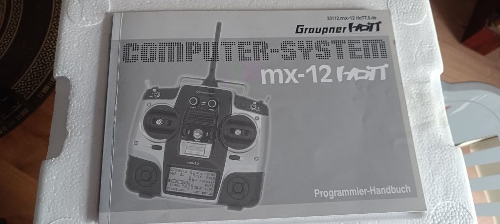 Radio comando RC graupner MX12