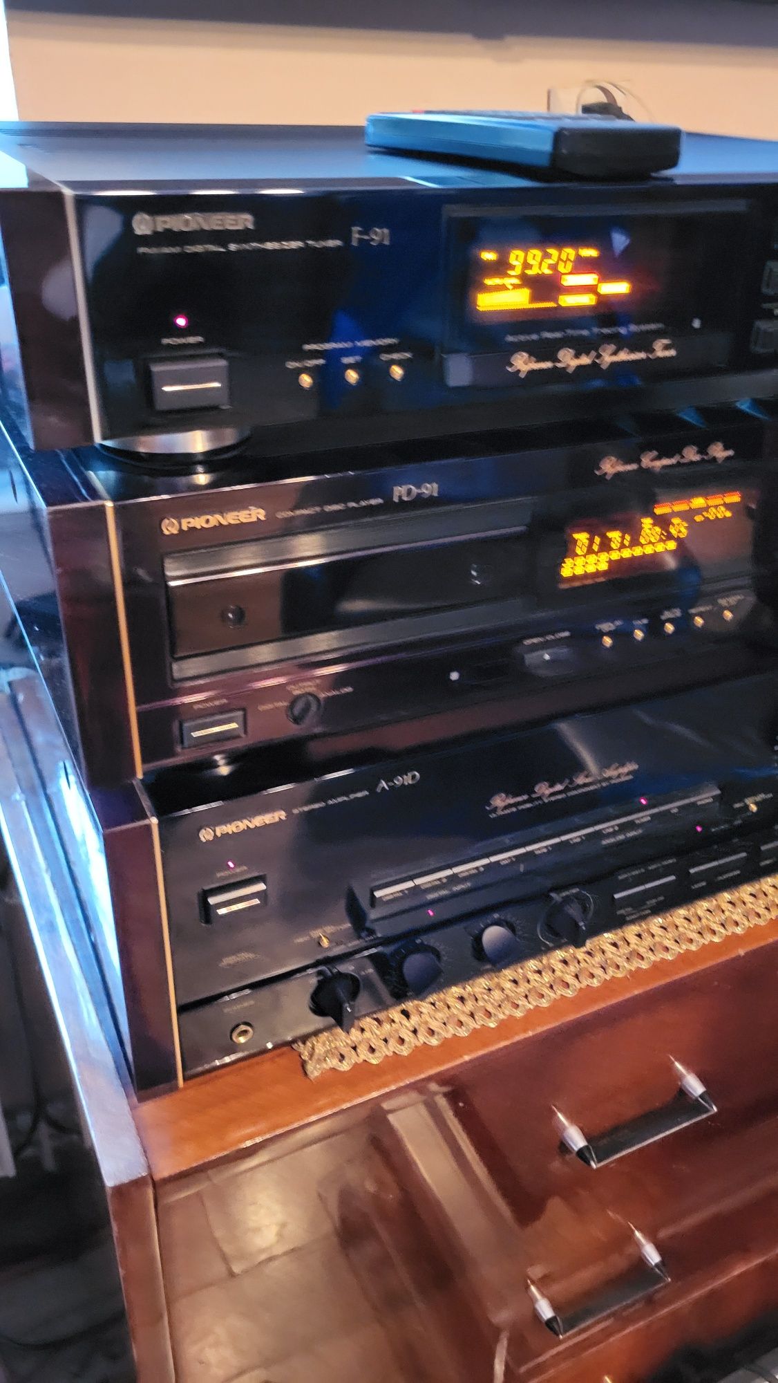Pioneer A-91D z DAC, CD PD91, Tuner F91