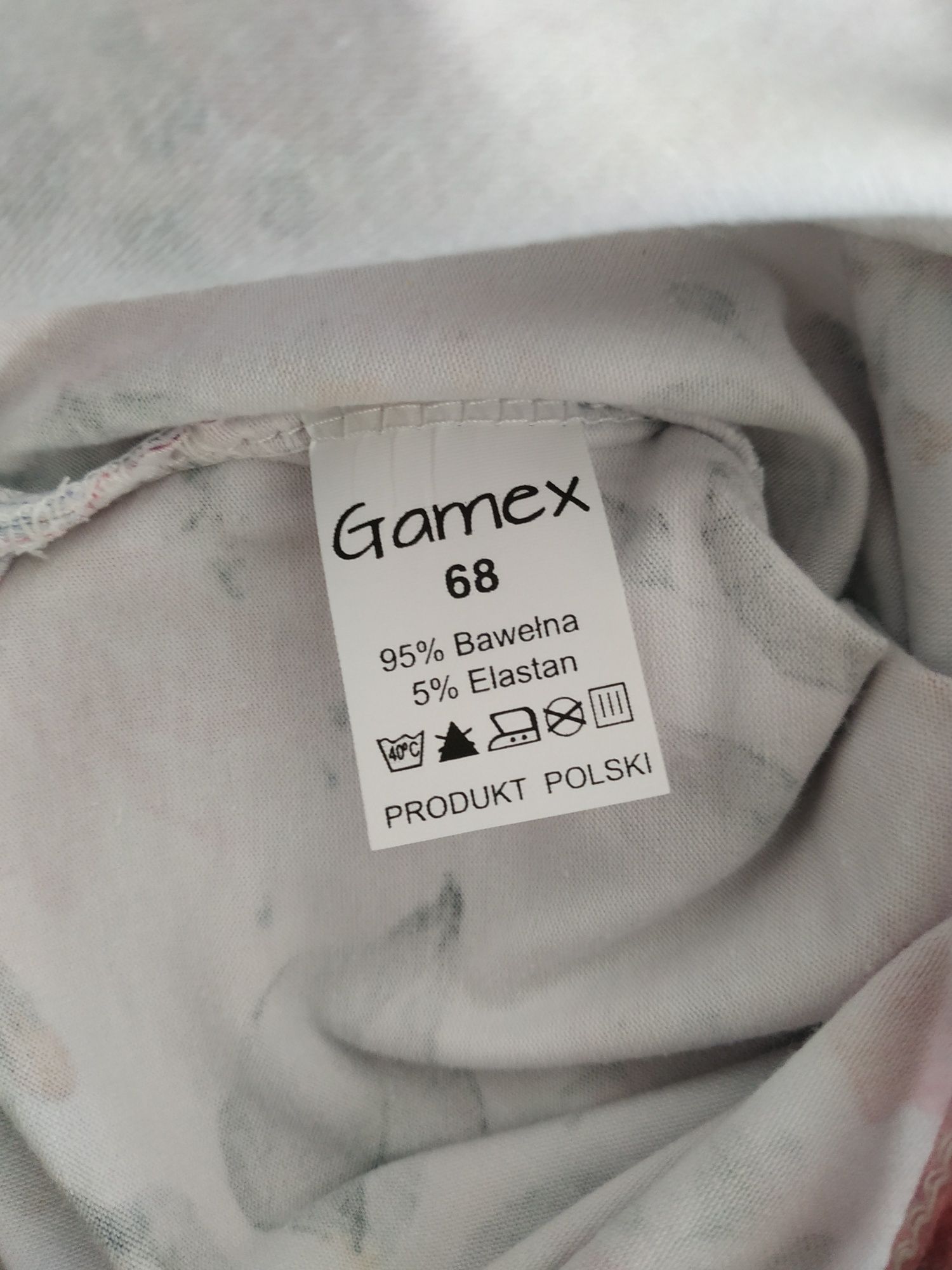 Eleganckie, nowe body z falbanką/lato/kwiatki/prezent/Gamex/r.68
