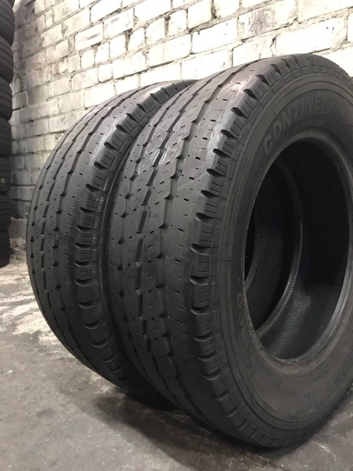 Резина б у 225/65 R16C Continental Vanco 8 112/110R ЛІТО СКЛАД ШИН