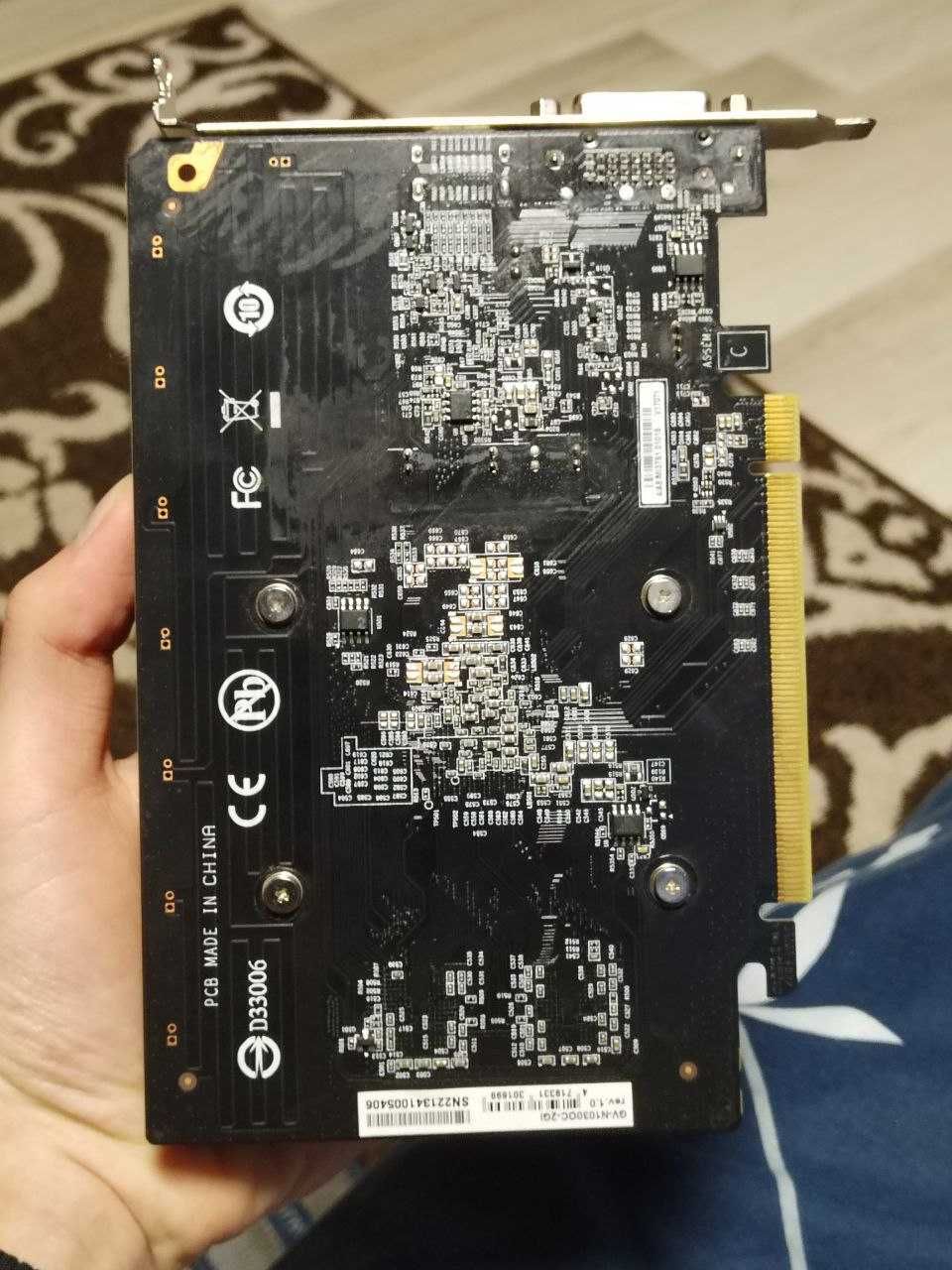 Продам відеокарту GeForce GT1030(Gigabyte) OC, 2Gb DDR5, 64-bit