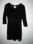 Vestido S - Lefties - preto com brilhantes