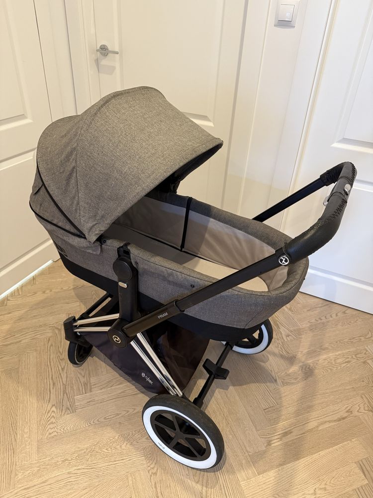 Cybex Priam – wózek z gondolą, fotelikiem i adapterami