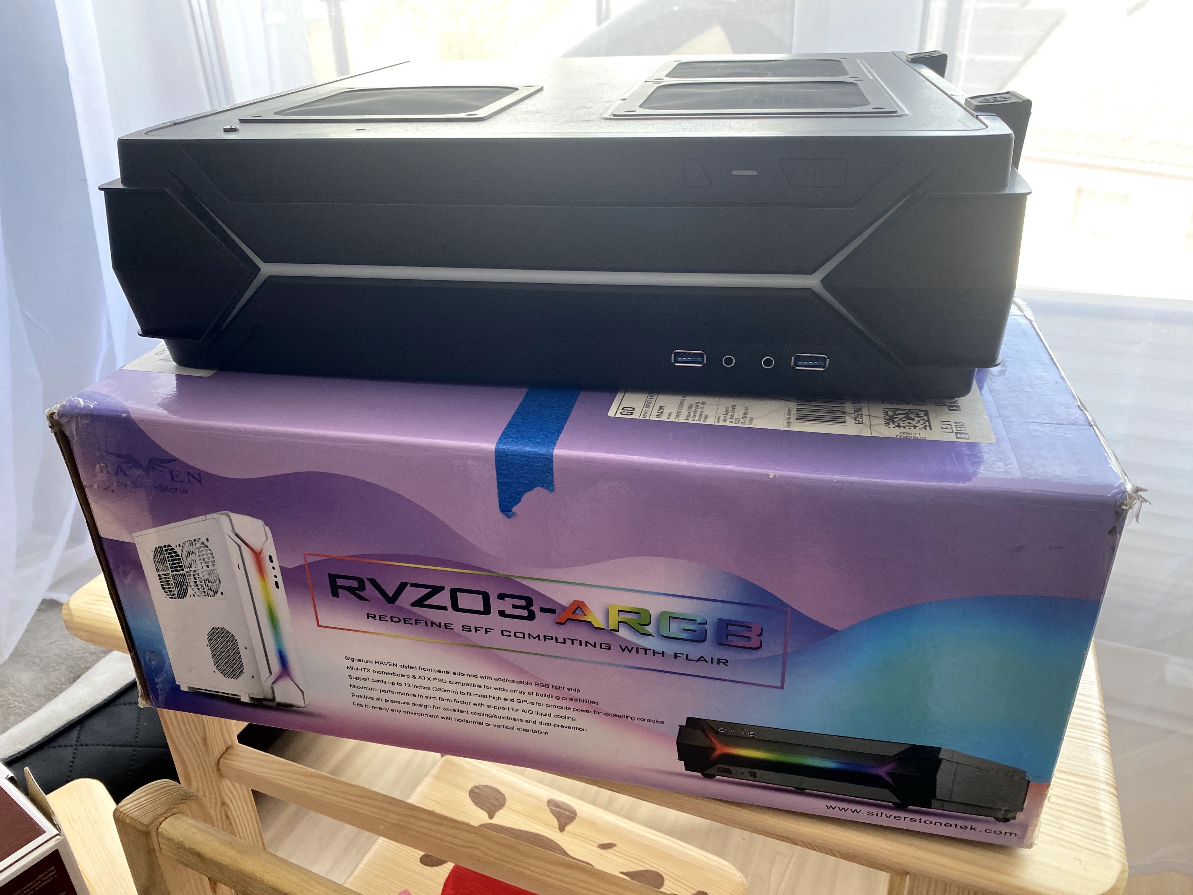 SilverStone RVZ03B-ARGB - Raven Mini-ITX obudowa do gier komputerowych