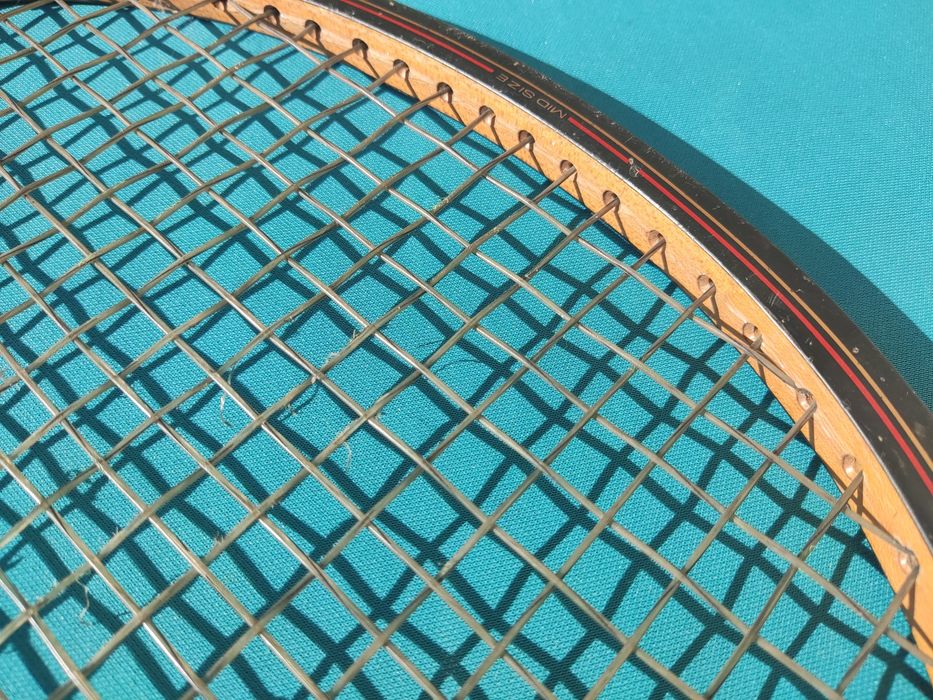 Raquete de ténis antiga Pro Kennex Boron "Golden Ace" Jose Luis Clerc