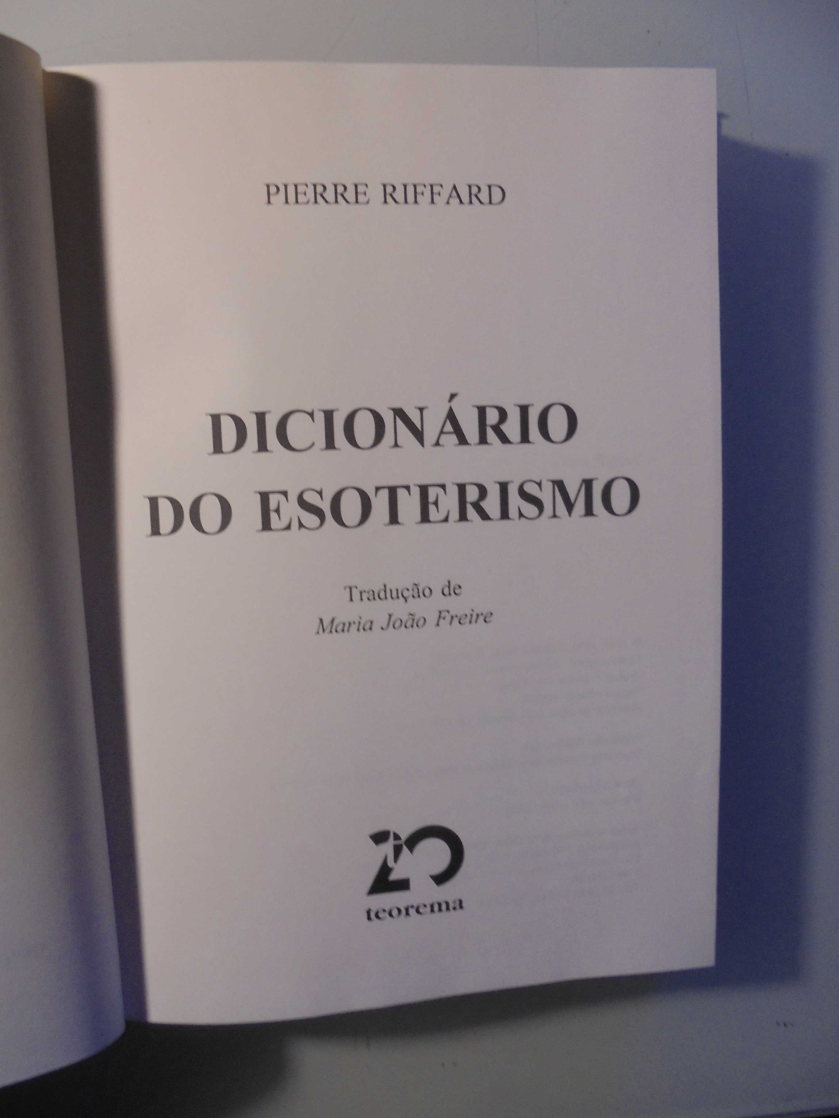 Riffard (Pierre);Dicionário do Isoterismo