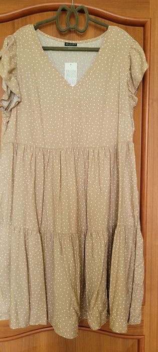 Nowa  sukienka z falbaną 44 PROMOCJA  wyprzedaż szafy