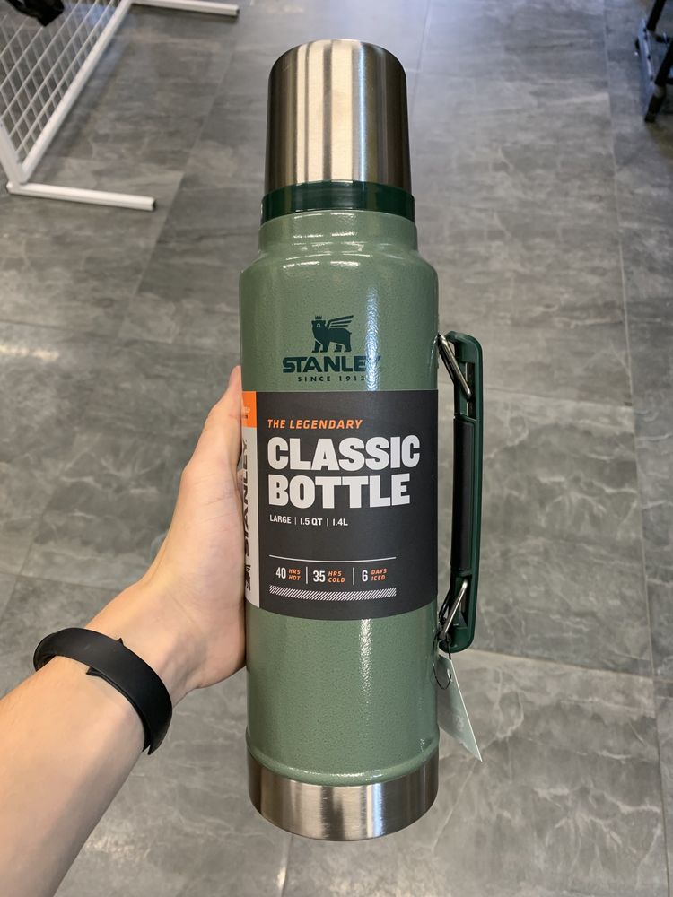 Термос Stanley Legendary Classic Bottle Hammertone Green 1.4L