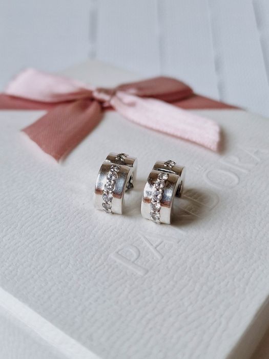 Contas da Pandora Corações Plumas Flores Muranos Clips