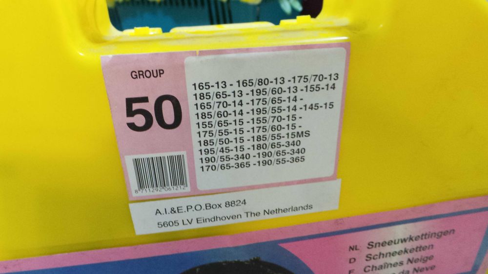 Łańcuchy na opony  50  Nowe