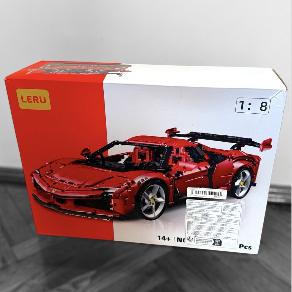 Конструктор Technic Ferrari SF 90‼️лего феррарі 4260 деталей в коробці