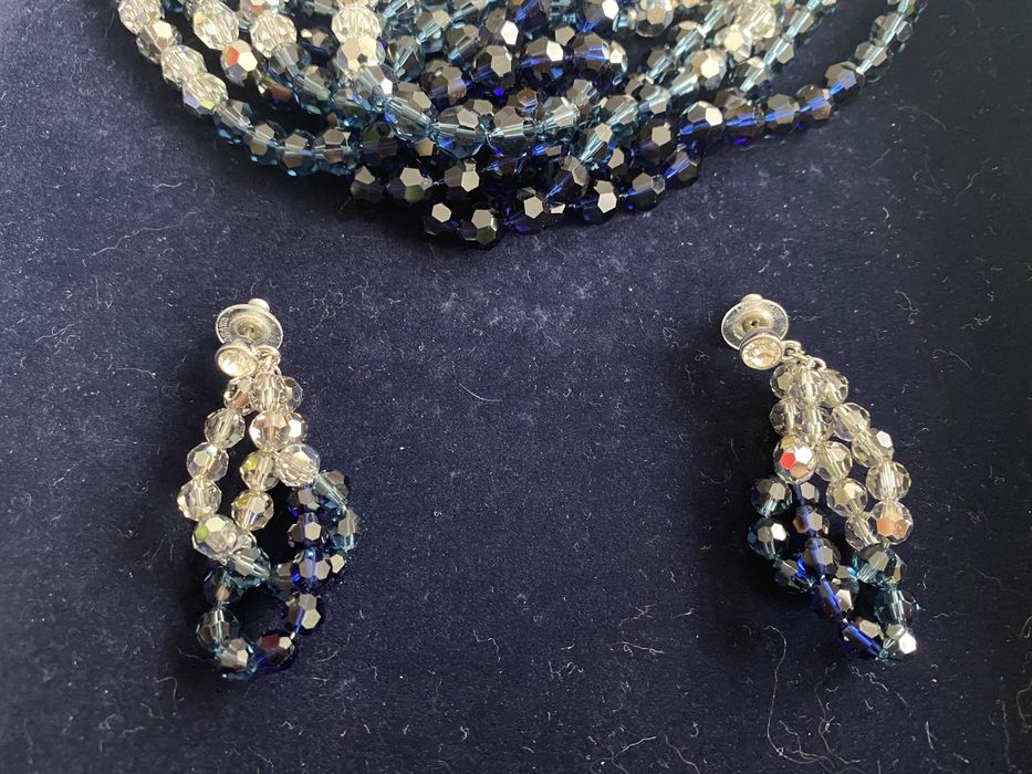 Swarovski nowy zestaw biżuterii kolia + kolczyki