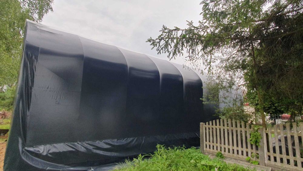 Hala łukowa 6x15x5,3 na bele garaż wiata hangar magazyn namiotowa