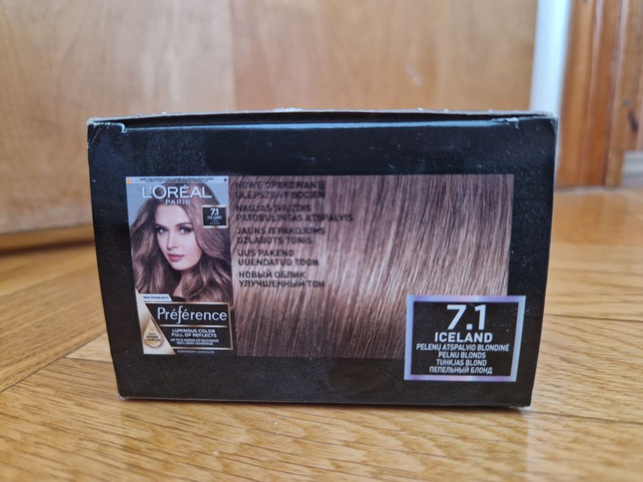 Loreal Paris Preference 7.1 Popielaty Blond