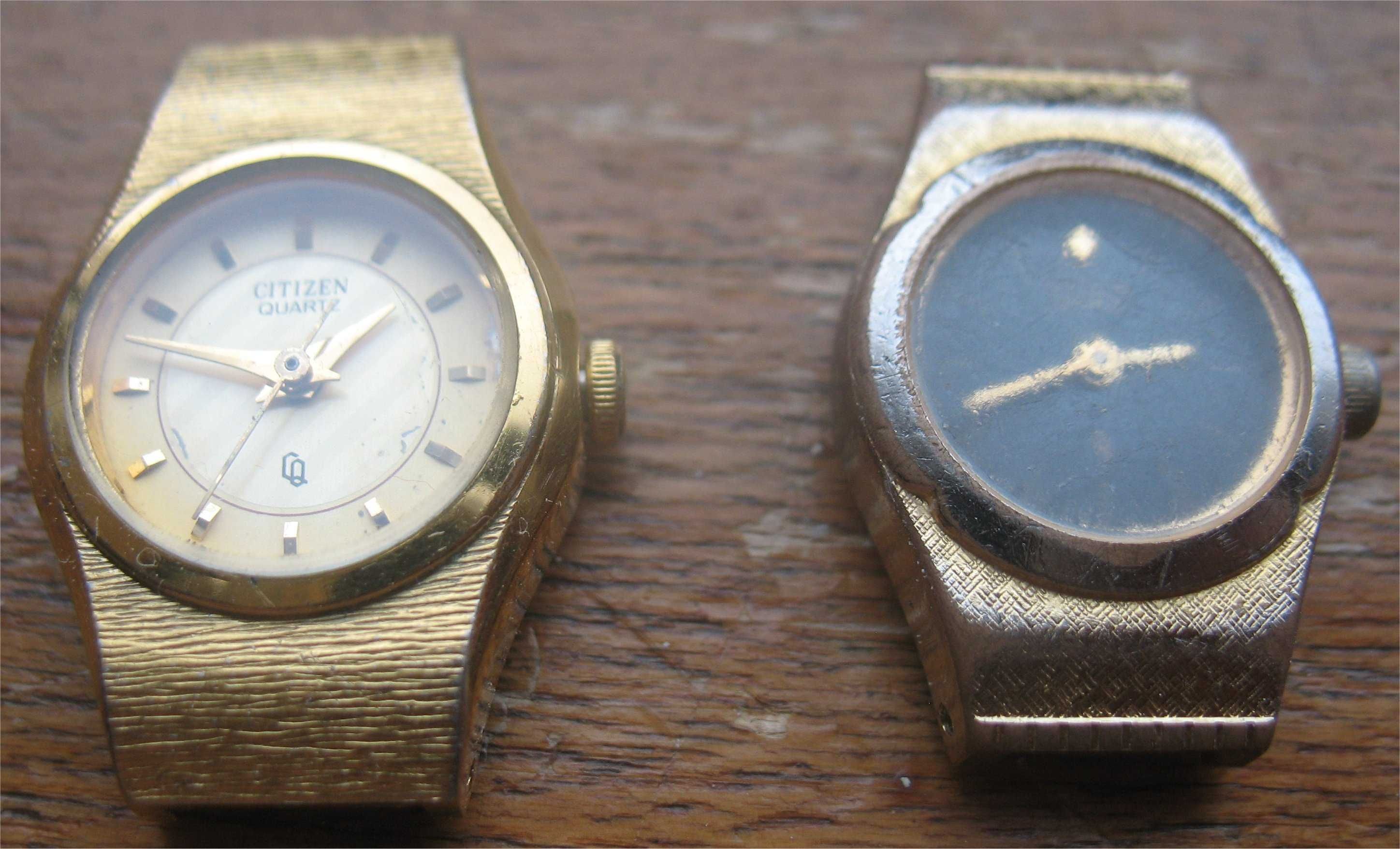 2 Relógios Citizen Vintage de Senhora - Avariados