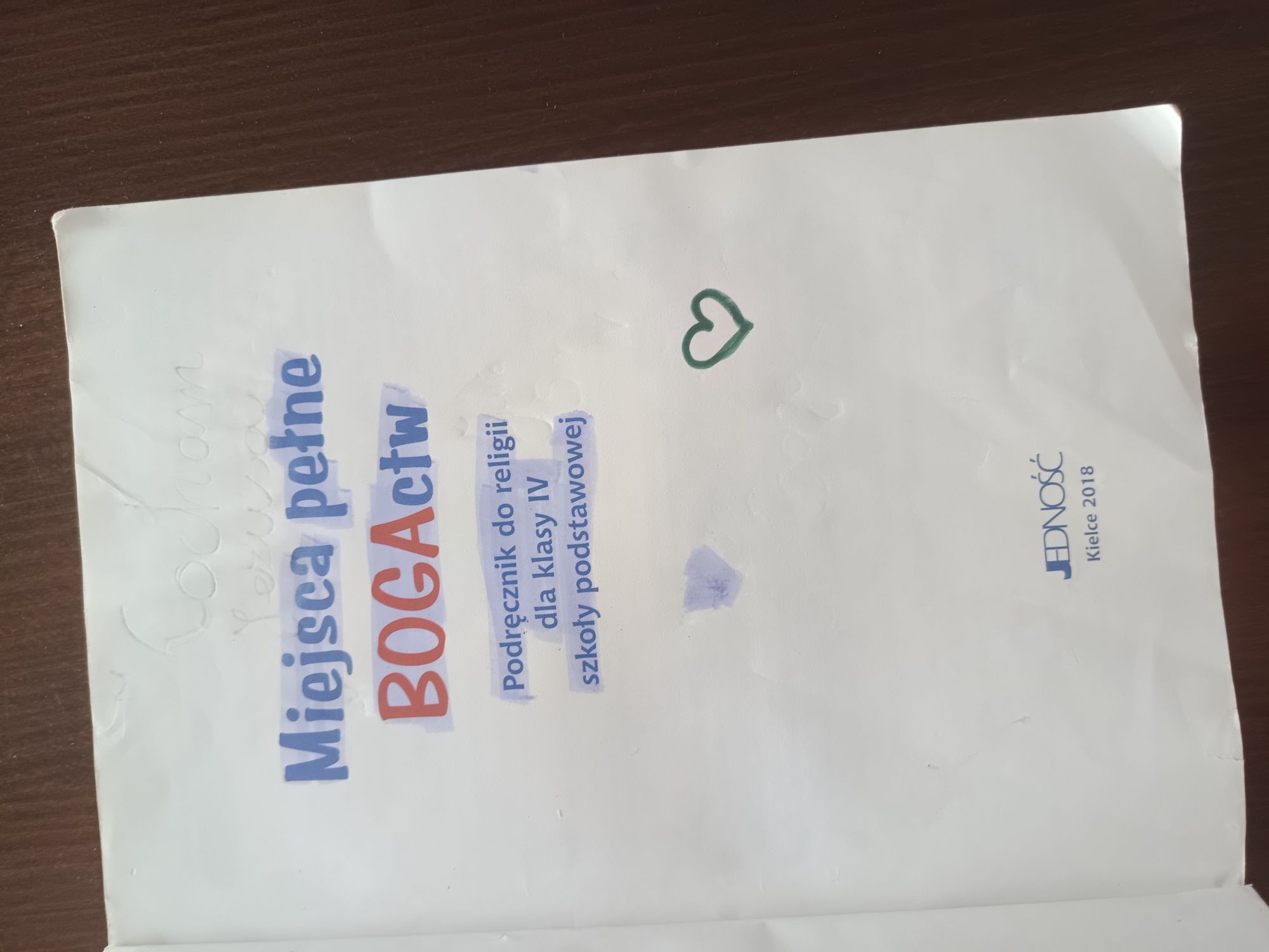 Podręcznik do religii Miejsce pełne Bogactw klasa 4