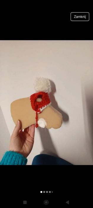 Czapeczka świąteczna dla hobby horse