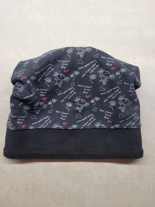 Стильна шапка на флісі з принтом дивіться всі фото в оголошенні та інш