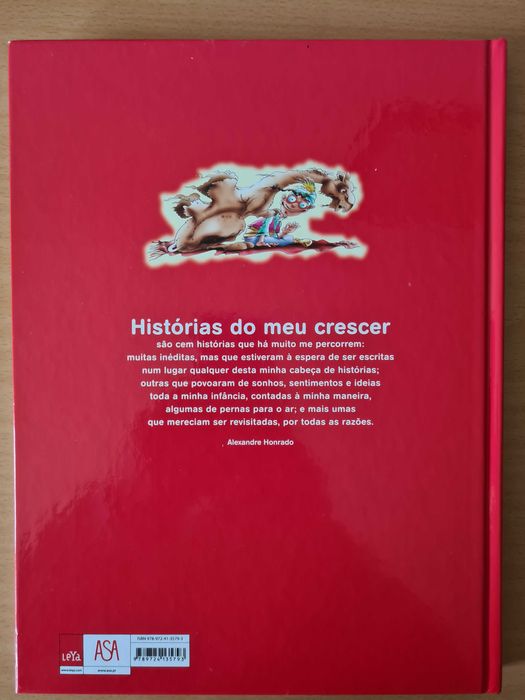 Livro infantil "100 Histórias do meu Crescer", de Alexandre Honrado