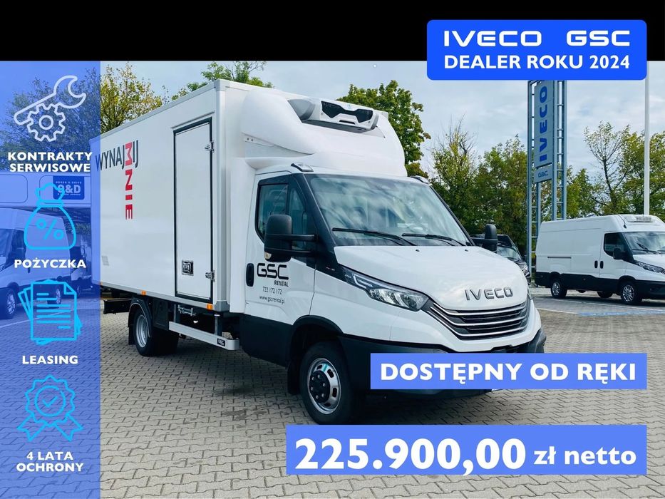 Iveco 35C18H Daily 3.0 180KM 6MT CHŁODNIA &amp; AGREGAT ZANOTTI!  Funkcja mrożenia, Bogate wyposażenie, GSC Zabudowy!