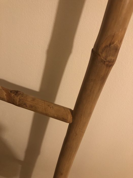 Escada de bambu decoração