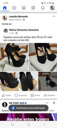 Sapatos de salto alto