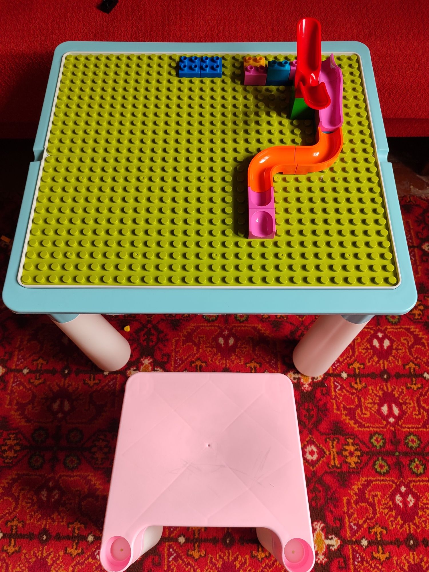Игровой столик с конструктором Pilage 4в1