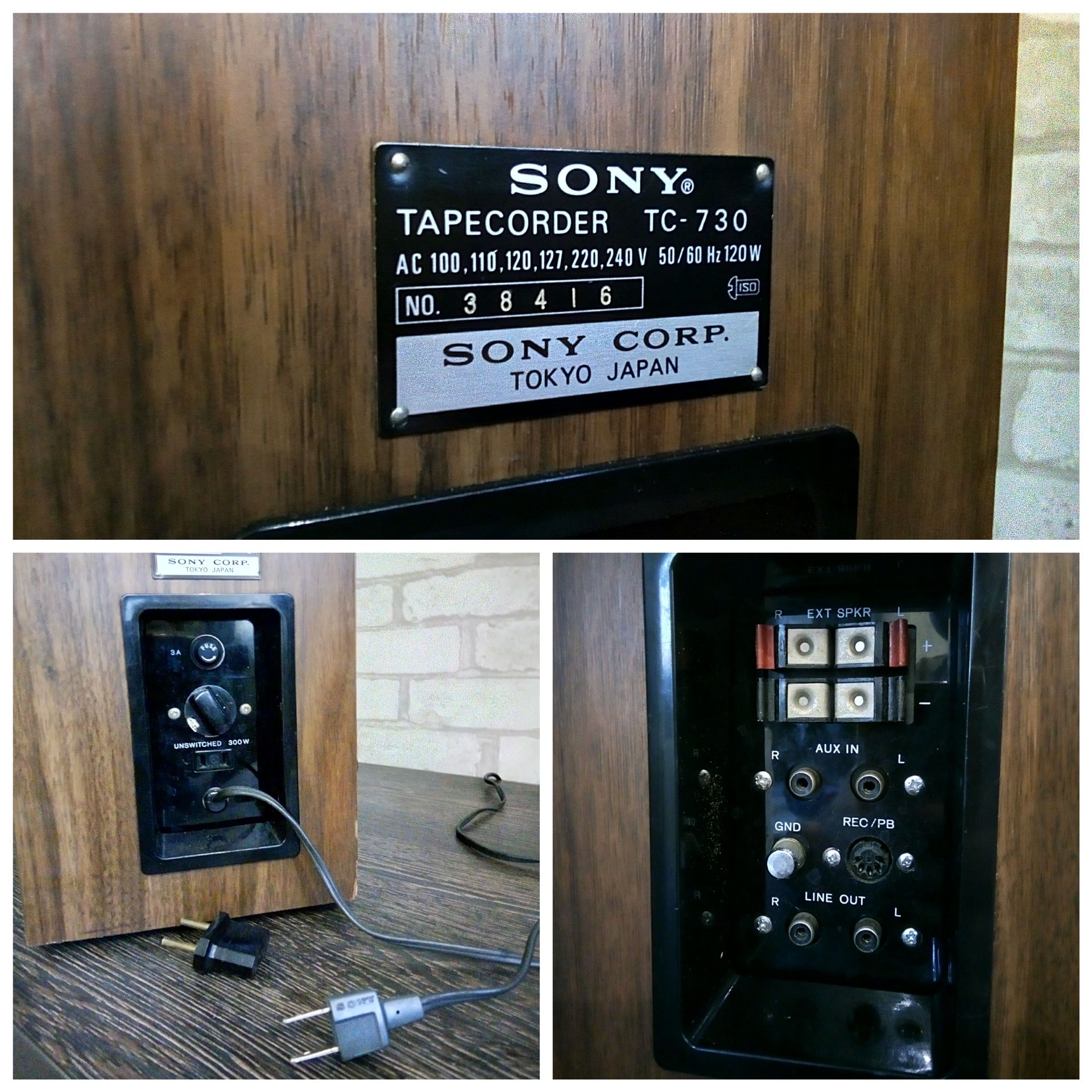 SONY TC-730 Tapecorder 1971-74