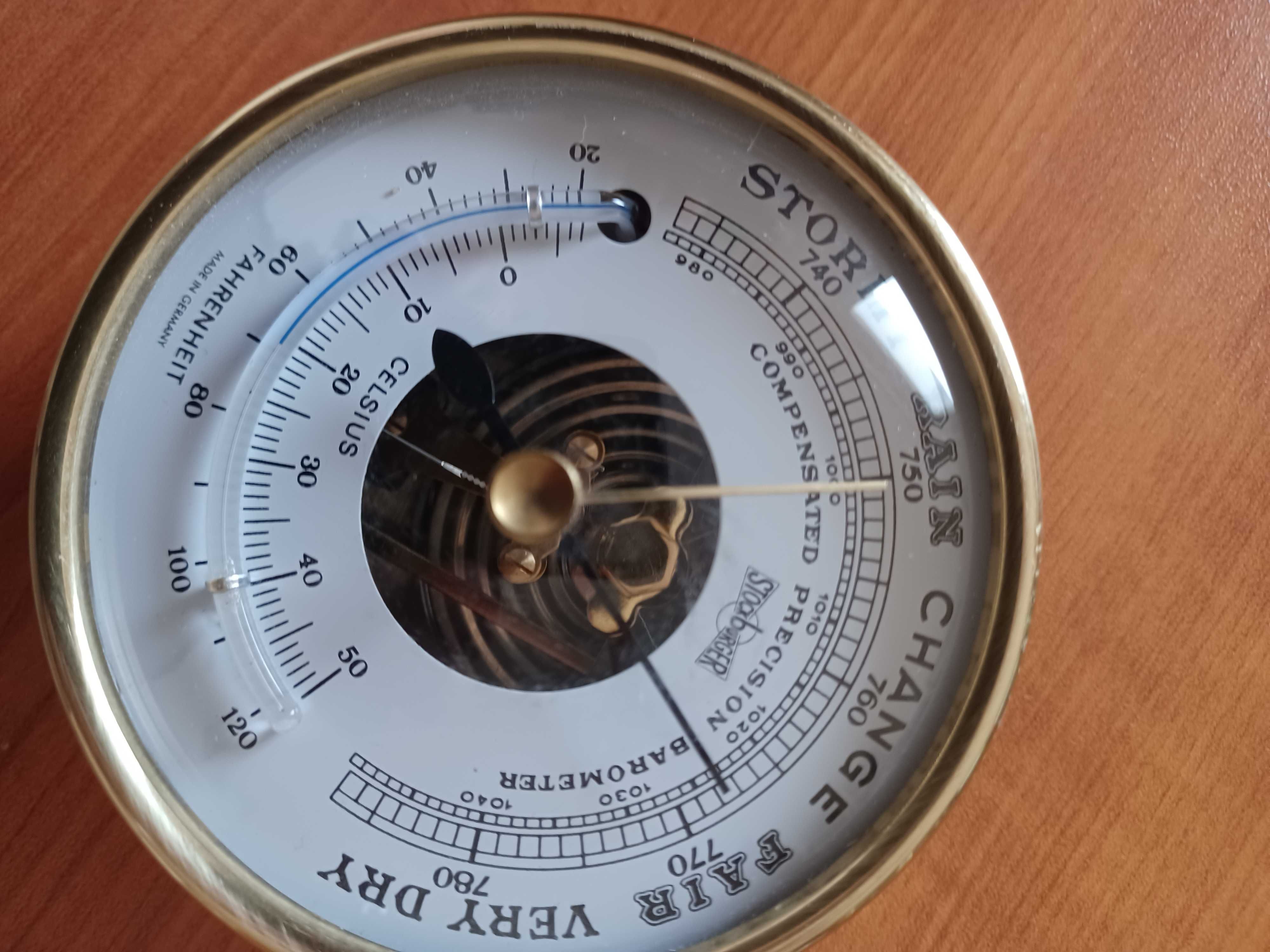 Barómetro de precisão com termómetro