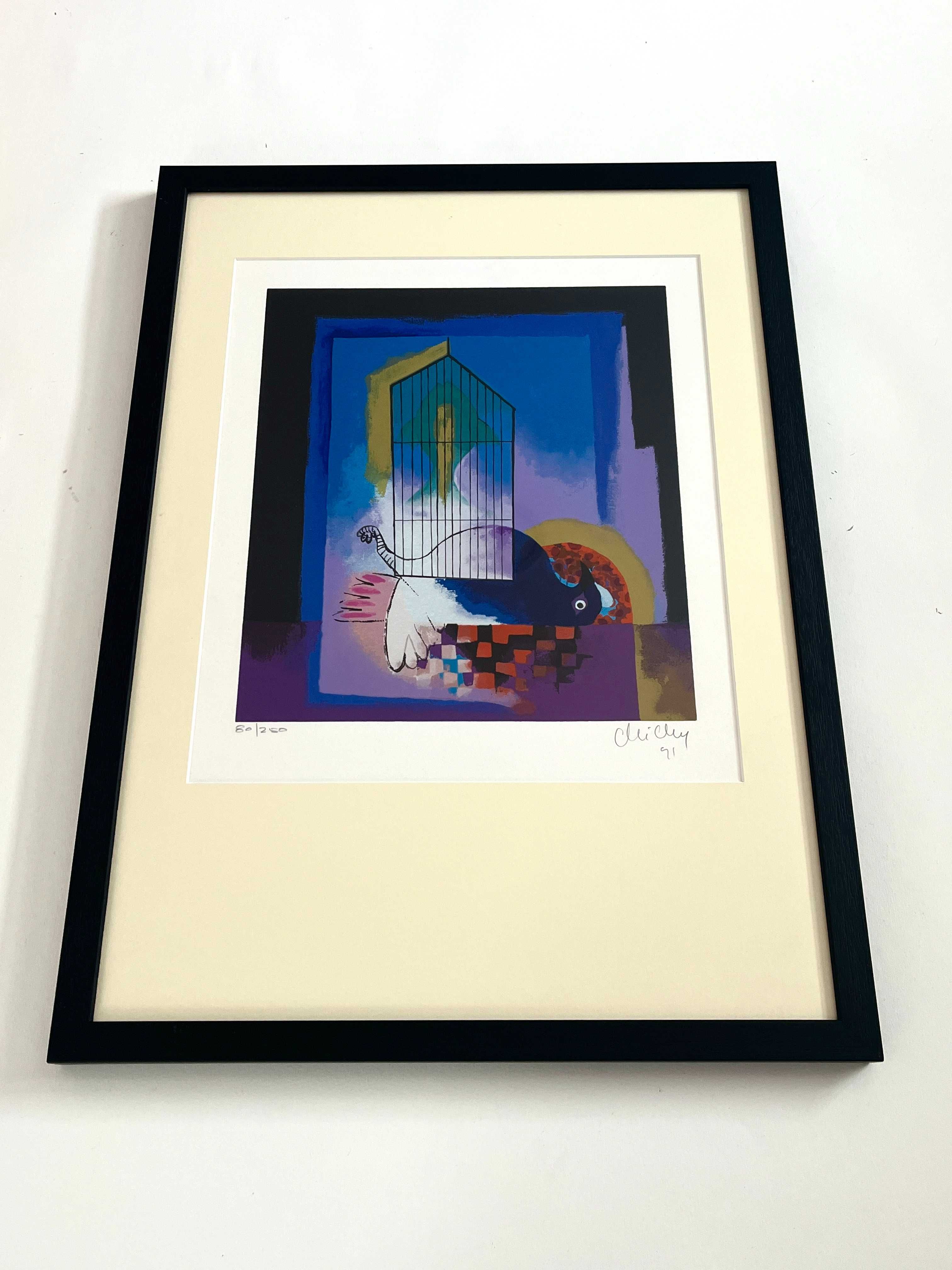 Serigrafia de Roberto Chichorro 1991