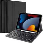 Zabatoco etui z klawiaturą Bluetooth do iPad 9/8/7, Air 3, Pro 10.5