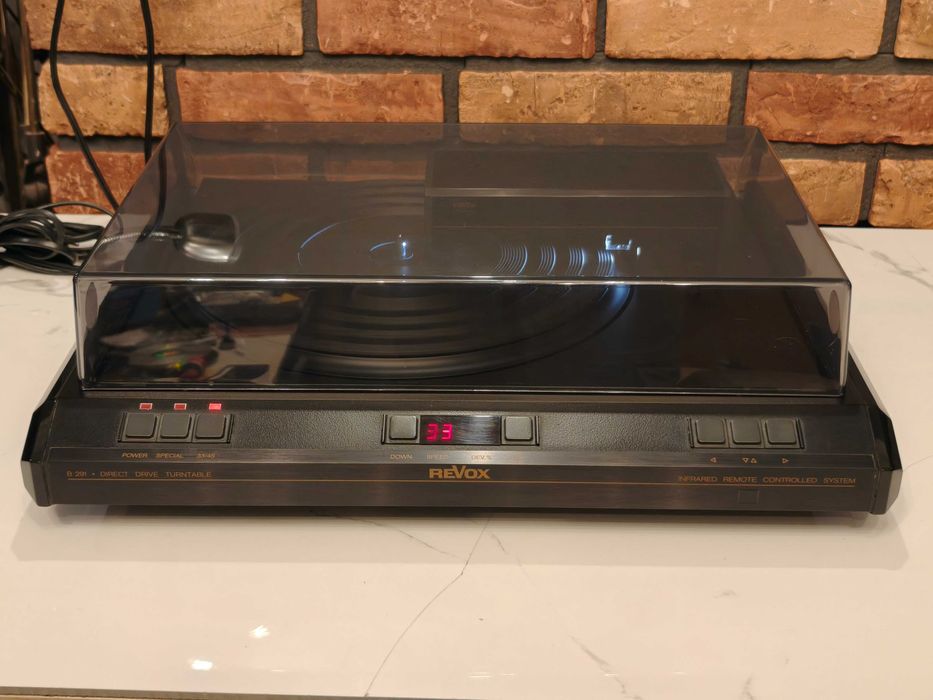 REVOX B291 BLACK ! Unikatowy gramofon VINTAGE !