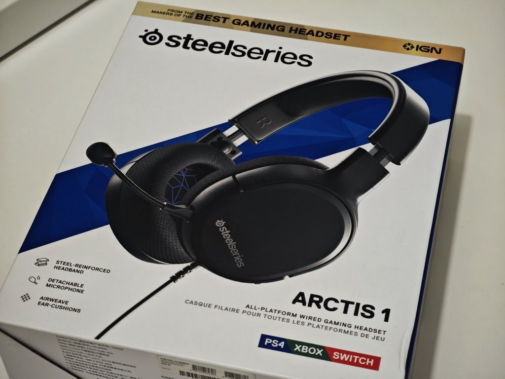 Słuchawki SteelSeries Arctis 1 - mało używane, w świetnym stanie