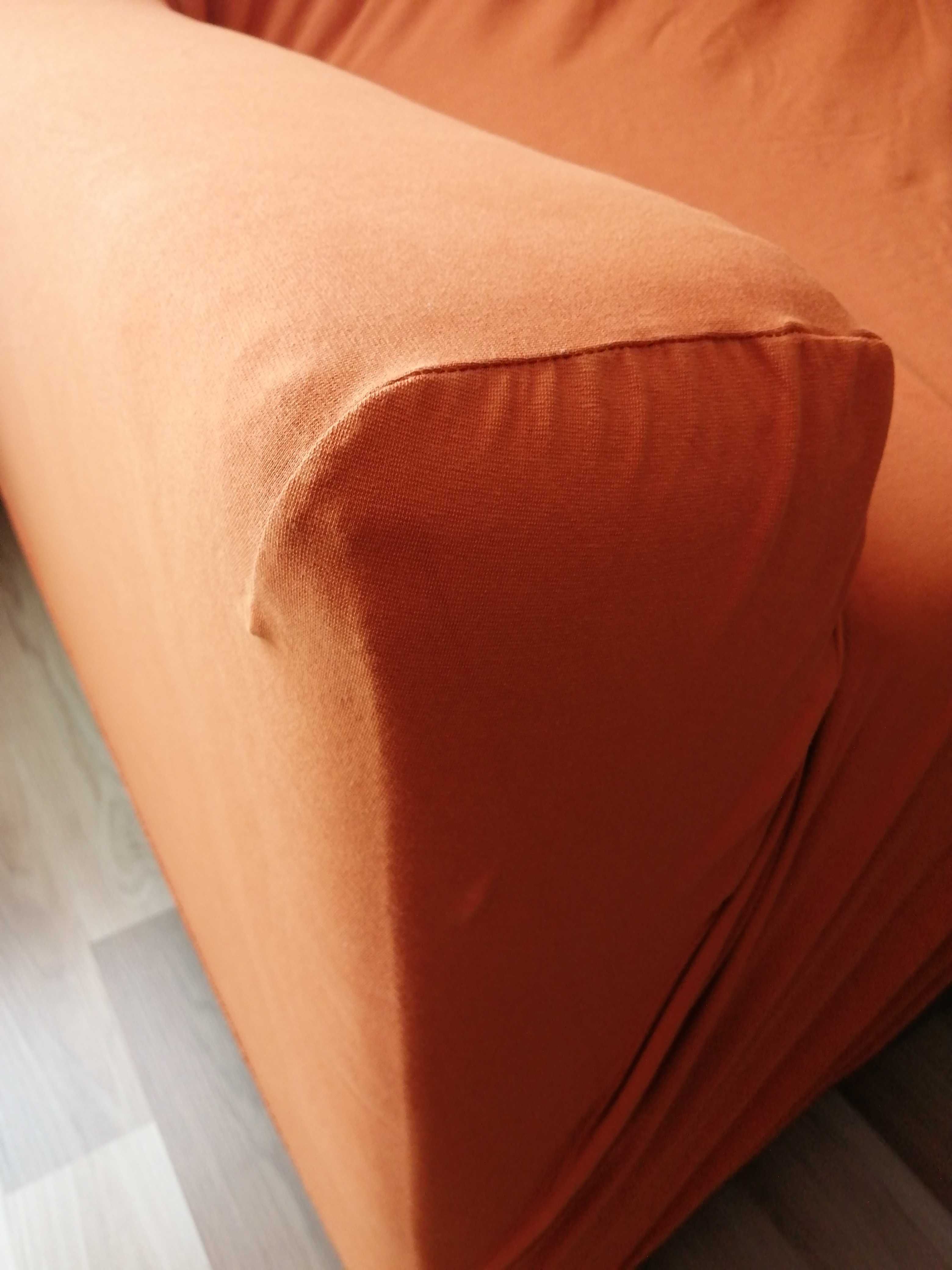 Pokrowiec na sofę (kolor terakota / ceglany)
