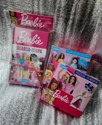 Conjunto 6 puzzles, 2 cadernos e 12 lápis Barbie