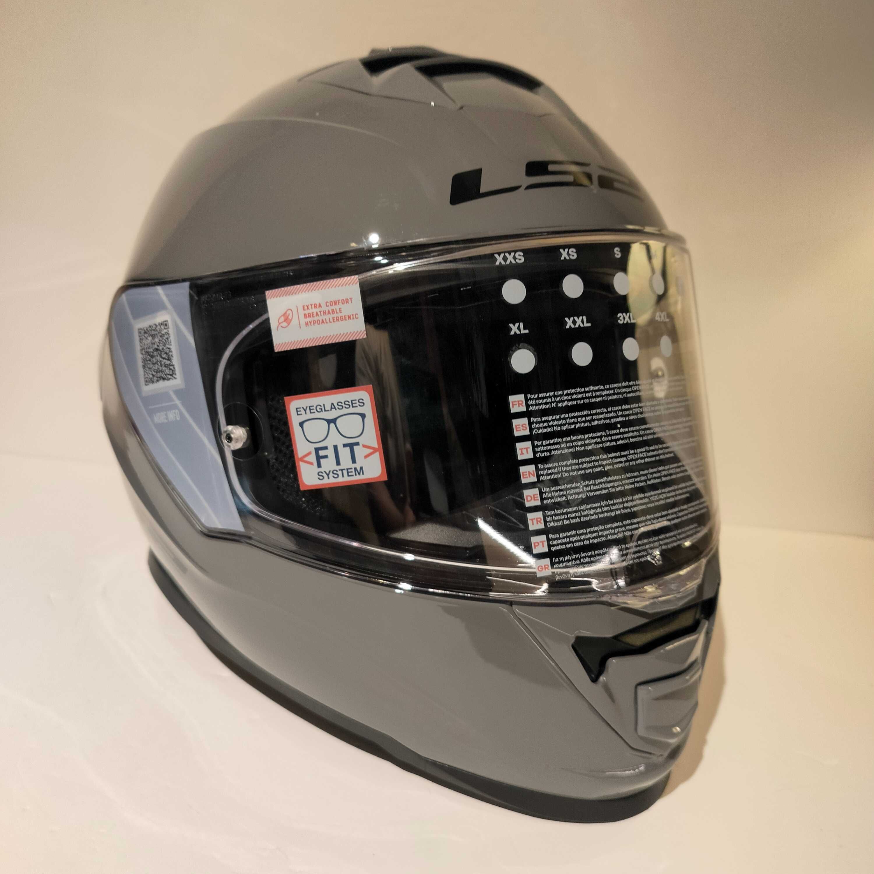 Capacete LS2 Storm integral mota scooter novo