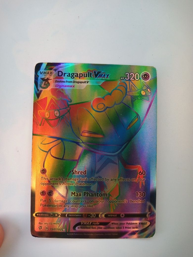 Hologramowa karta Pokemon Dragapult V MAX