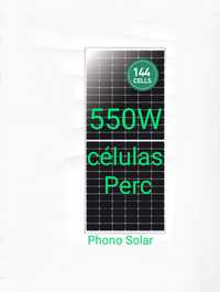 550W Painel Fotovoltaico Phono Solar mono monocristalino half cell per